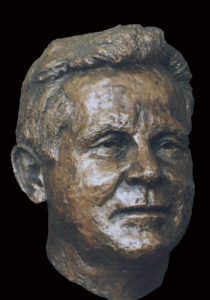 portret brons